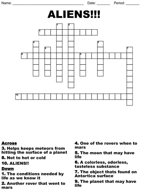 Find the latest crossword clues from New York Times Crosswords, LA Times Crosswords and many more. . Vehicles piloted by aliens probably crossword